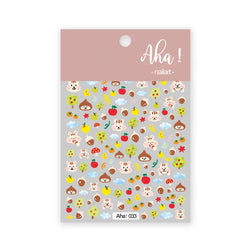 1pc Cute White Cloud Nail Stickers Ultra Thin Nail Art Stickers Self Adhesive Decals Star Moon/Flower/Clouds Kawaii Nail Decals (Online Order Only)