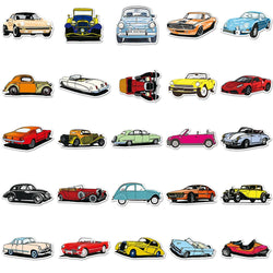 10/30/50/112pcs JDM Racing Car Stickers Waterproof Decals Laptop Skateboard Motorcycle Car Phone Luggage Cool Sticker Kids Toys (Online Order Only)