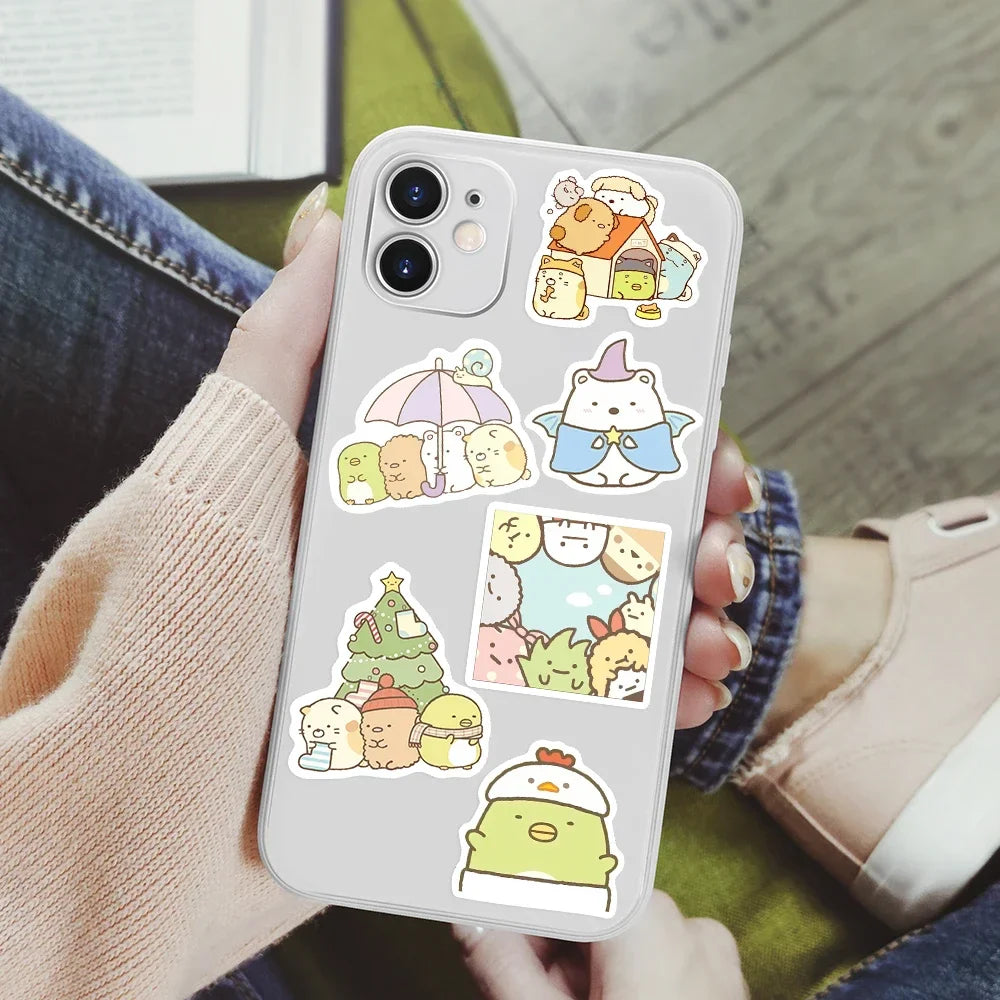 Kawaii Cute Cartoon Sumikko Gurashi Sticker DIY Toy Gift Decorative Graffiti Decal for Phone Luggage Laptop Scrapbook Waterproof (ONLINE ORDER ONLY)