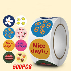 100-500pcs Reward Stickers for Kids Children Personalized Small Business Gift Decor Stickers Stationery Stickers Sealing Label (ONLINE ORDER ONLY)