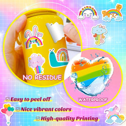 10/50Pcs Rainbow Bridge Cartoon Waterproof Stickers DIY Skateboard Fridge Motorcycle Luggage Cute Graffiti Sticker Decal Toy (ONLINE ORDER ONLY)