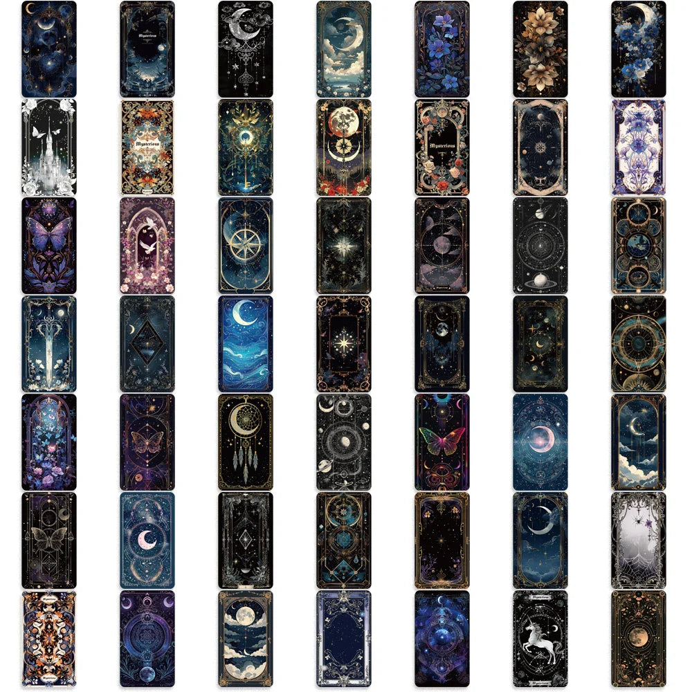 50pcs Mystery Journey Stickers Decals Cartoon Animals Waterproof Vinyl Stickers for DIY Luggage Water Bottles Phone Cases (ONLINE ORDER ONLY)