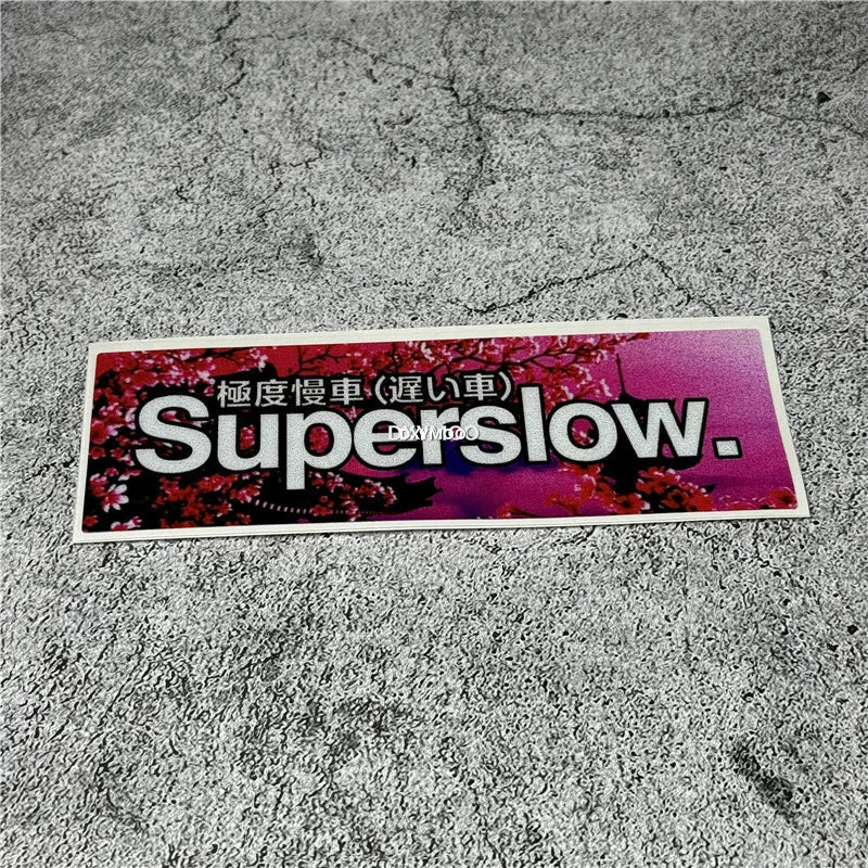 Car Styling Stickers Decal for Flower Cherry Blossom Superslow Auto Motor Applique Vinyl Tape Window Tape (ONLINE ORDER ONLY)