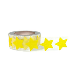 500pcs Exquisite Gold Powder Blank Love Stars Round Stickers Handmade Decoration Holiday Birthday Party Sealing Label Sticker (ONLINE ORDER ONLY)