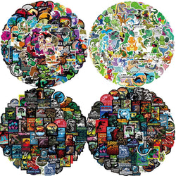 75pcs Dinosaur Cartoon Graffiti Stickers for Notebook, Scooter, Water Cup, Luggage, Laptop, Phone, Kids Toys (ONLINE ORDER ONLY)