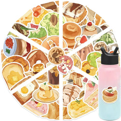 Cartoon Dessert Sticker Pack for Laptop, Car, Fridge, DIY Vinyl (ONLINE ORDER ONLY)