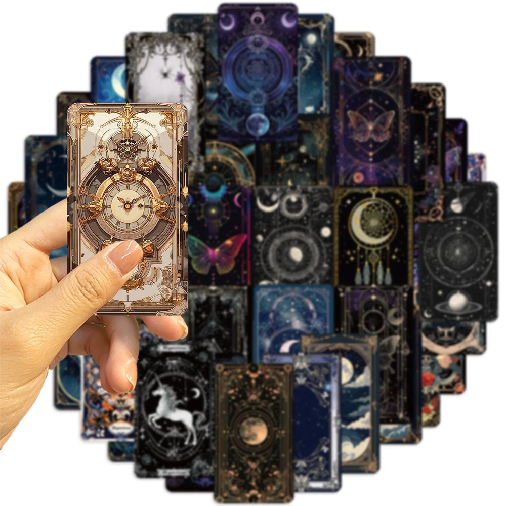 50pcs Mystery Journey Stickers Decals Cartoon Animals Waterproof Vinyl Stickers for DIY Luggage Water Bottles Phone Cases (ONLINE ORDER ONLY)