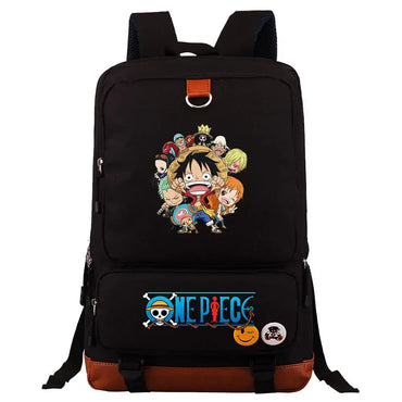 One Piece Luffy Printed Unisex Backpack School Travel Bag (ONLINE ORDER ONLY)