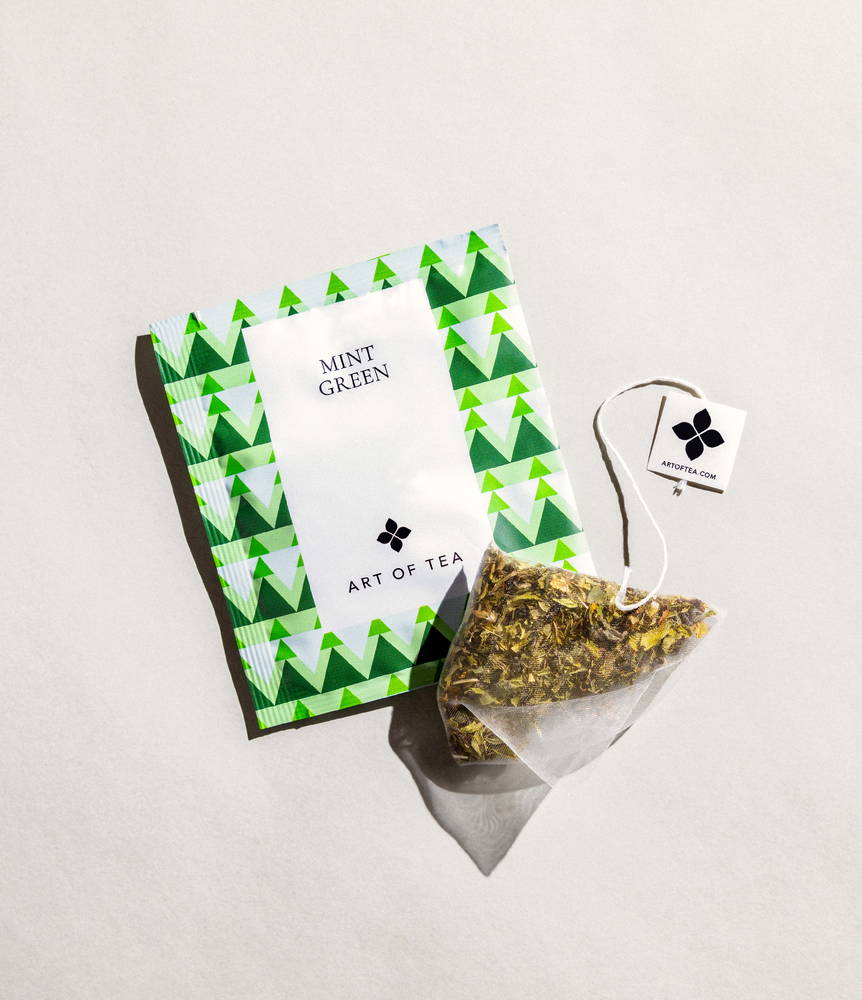 Mint Green Tea Eco Teabag Sachets (Online Only)