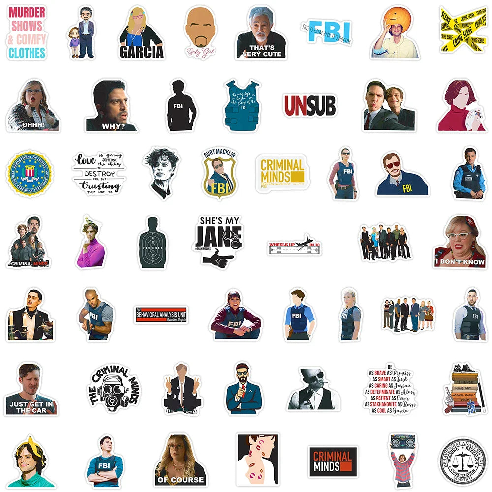 Criminal Minds Sticker Packs (ONLINE ORDER ONLY)