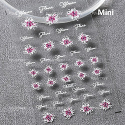 Graceful Peach Blossom Blessing Sachet Pretty Buckle Tassels Pendant Antique Radiant Adhesive Nail Art Stickers Manicure Decals (ONLINE ORDER ONLY)