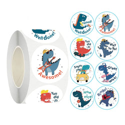 100-500pcs Dinosaur Animals Cartoon Stickers For Kids Classic Toys Sticker Reward Sticker Gift Decoration Label Stationery (ONLINE ORDER ONLY)