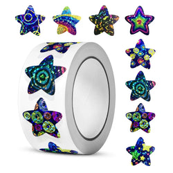 50-500pcs Cute Space Stars Sticker Children Reward Encouragement Sticker Birthday Party Gift Packaging Sealing Decor Lables kids (ONLINE ORDER ONLY)
