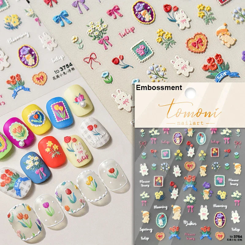 Round Jeans Square Sexy Blue Series Cowboy Lucky Beautiful Letter Self Adhesive Nail Art Sticker Pearl Rhinestone Manicure Decal (ONLINE ORDER ONLY)