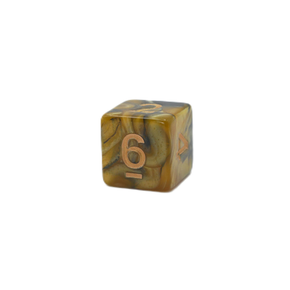 Saharan Sands 10d6 - DnD Dice Set | Acrylic RPG Gaming Dice (ONLINE ORDER ONLY)