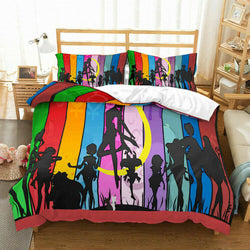 Anime Sailor Moon Pattern Bedding Set Quilt Covers (Online Order Only)