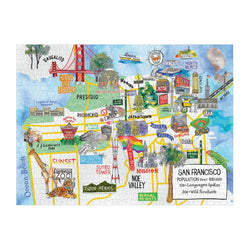 San Francisco 1000 Piece Jigsaw Puzzle Galison (ONLINE ORDER ONLY)