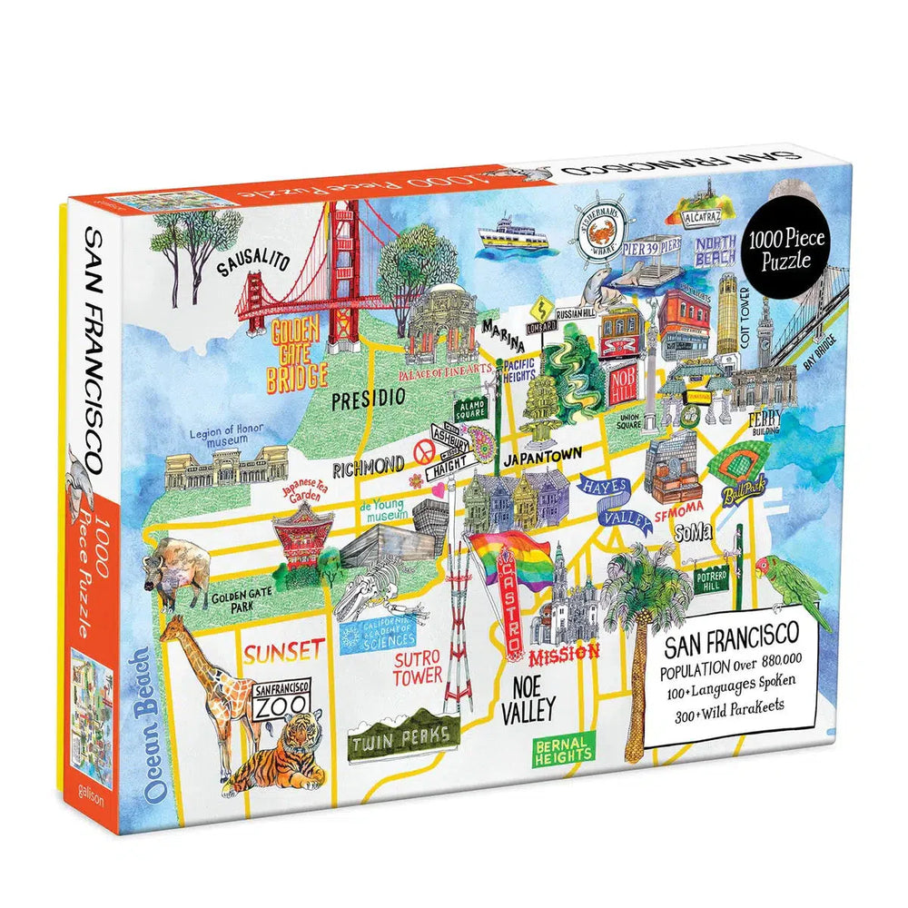 San Francisco 1000 Piece Jigsaw Puzzle Galison (ONLINE ORDER ONLY)