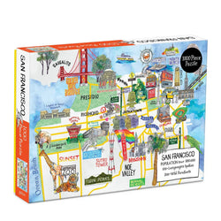 San Francisco 1000 Piece Jigsaw Puzzle Galison (ONLINE ORDER ONLY)
