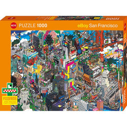 San Francisco Quest Pixorama 1000 Piece Jigsaw Puzzle Heye (ONLINE ORDER ONLY)