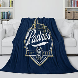 San Diego Padres Blanket Flannel Throw Room Decoration (Online Order Only)