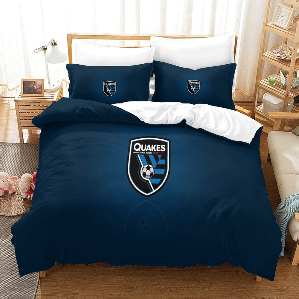 San Jose Earthquakes Bedding Set Duvet Cover Without Filler (Online Order Only)