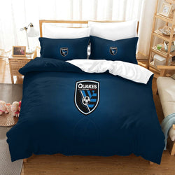 San Jose Earthquakes Bedding Set Duvet Cover Without Filler (Online Order Only)