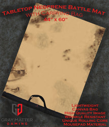 Sandy Dunes - Neoprene Battle Mat with Bag (Online Order Only)