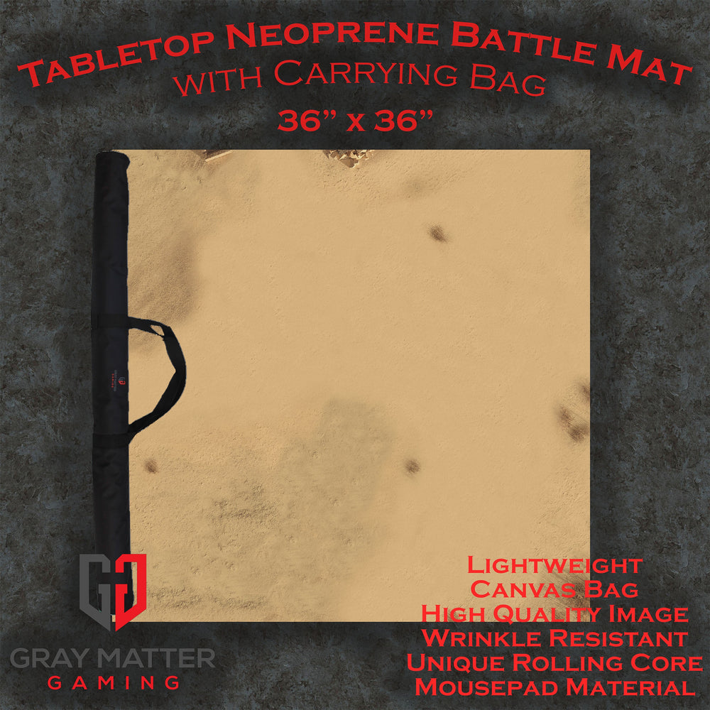 Sandy Dunes - Neoprene Battle Mat with Bag (Online Order Only)