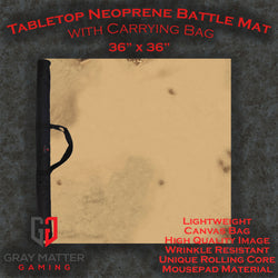 Sandy Dunes - Neoprene Battle Mat with Bag (Online Order Only)