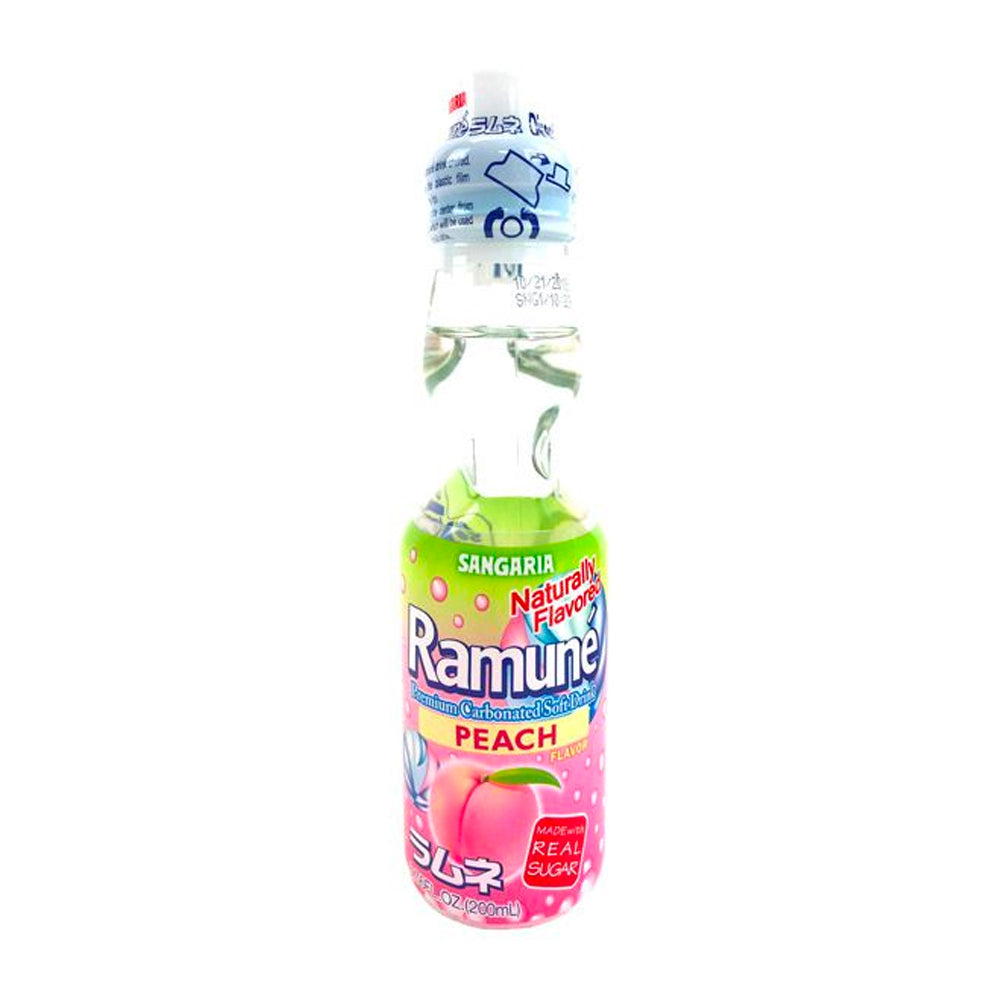 Sangaria Ramune Peach (200ml) (ONLINE ORDER ONLY)