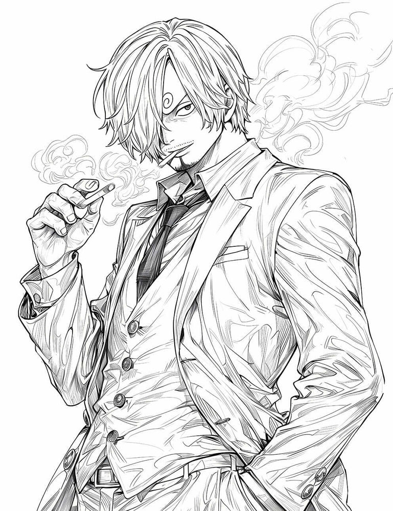 Sanji's Suave Smoke: One Piece Coloring Adventure | Infinite Visibility (ONLINE ORDER ONLY)
