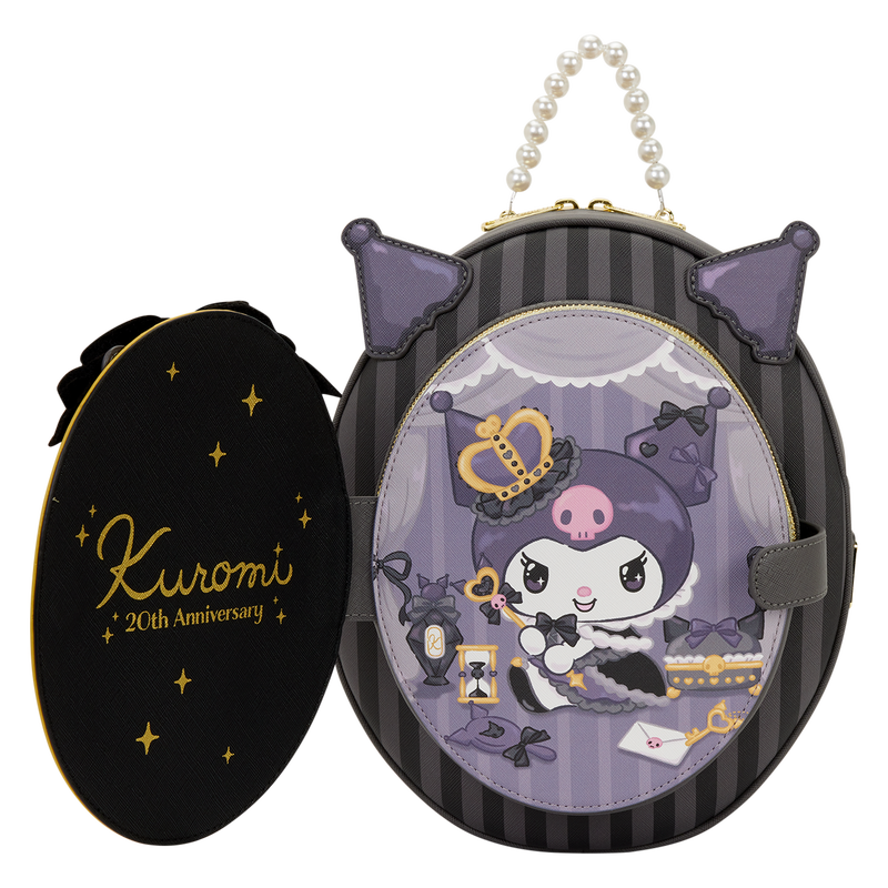 Sanrio Kuromi 20th Anniversary Cameo Mini Backpack by Loungefly (ONLINE ORDER ONLY)