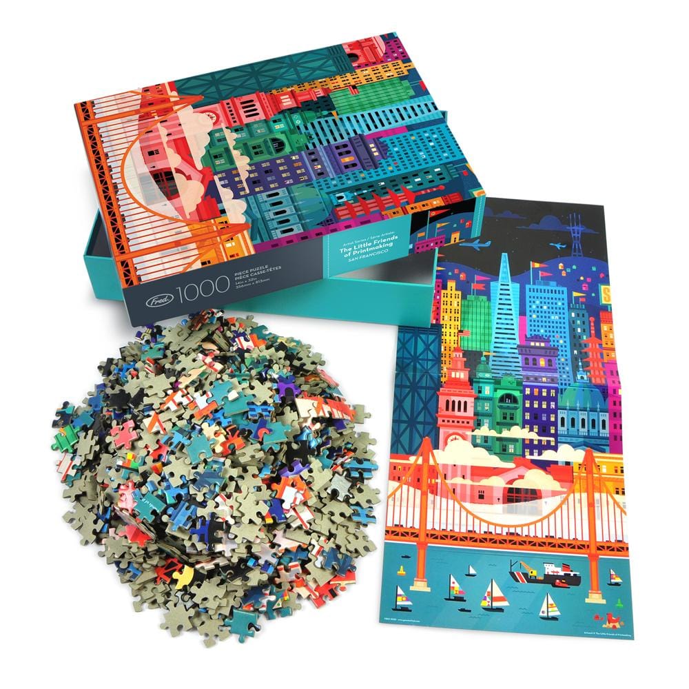 Sans Francisco 1000 Piece Jigsaw Puzzle Fred (ONLINE ORDER ONLY)