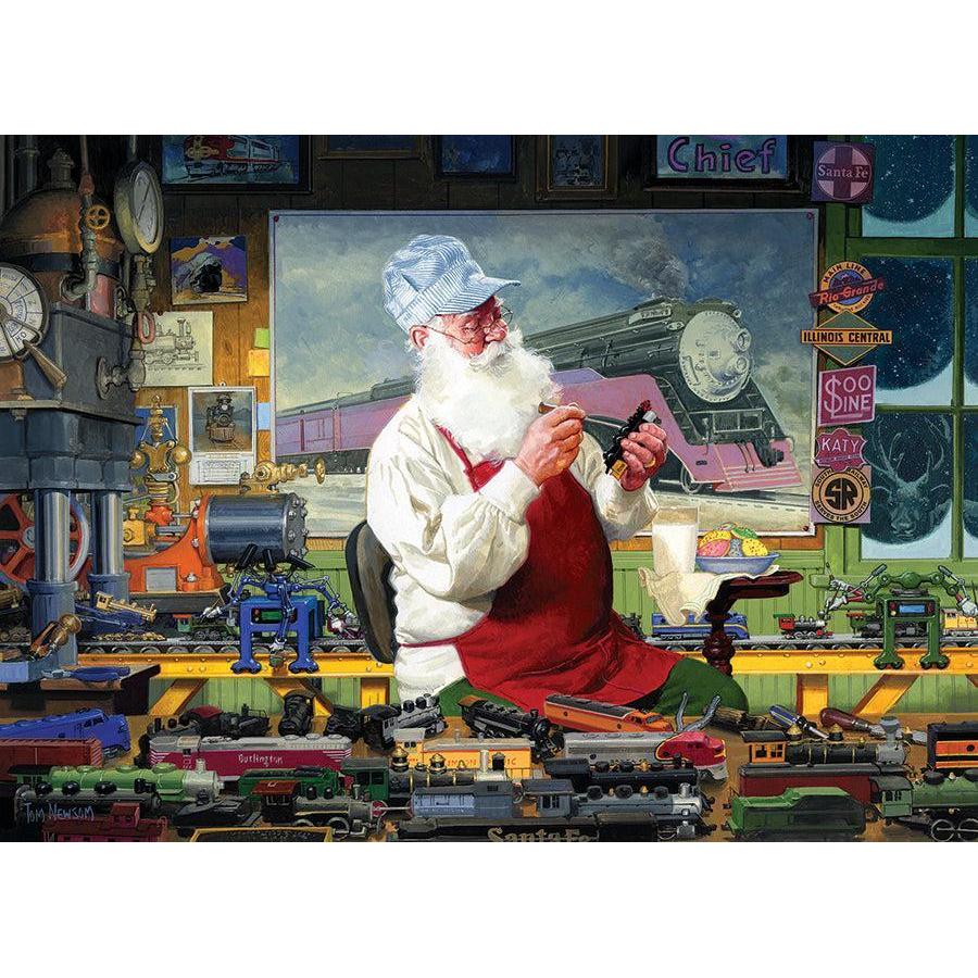 Santa's Hobby 1000 Piece Jigsaw Puzzle Cobble Hill (ONLINE ORDER ONLY)