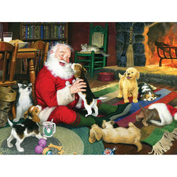 Santa's Playtime 275 Large Piece Jigsaw Puzzle Cobble Hill (ONLINE ORDER ONLY)