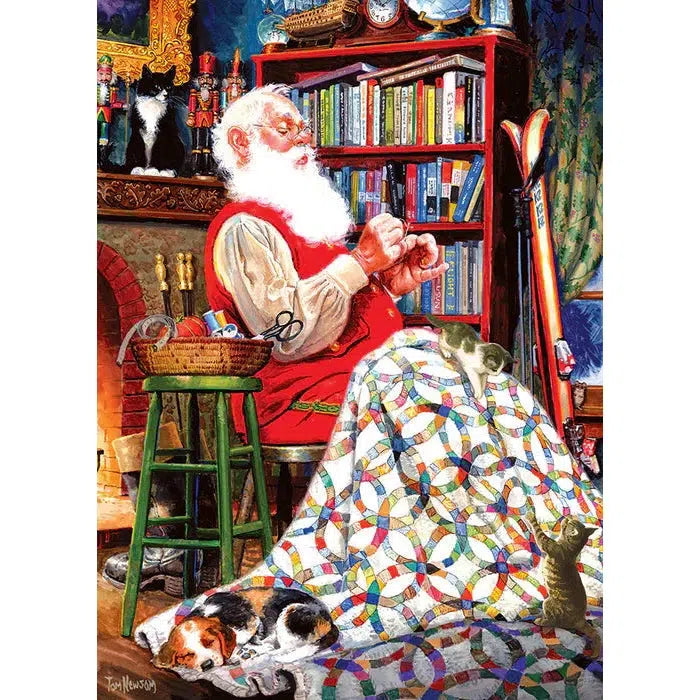 Santa's Quilt 1000 Piece Jigsaw Puzzle Cobble Hill (ONLINE ORDER ONLY)