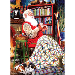 Santa's Quilt 1000 Piece Jigsaw Puzzle Cobble Hill (ONLINE ORDER ONLY)