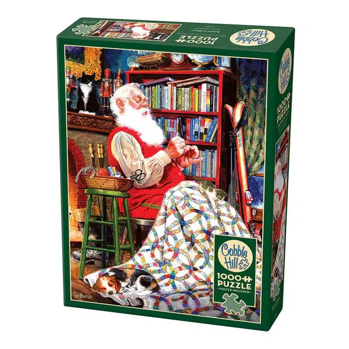 Santa's Quilt 1000 Piece Jigsaw Puzzle Cobble Hill (ONLINE ORDER ONLY)