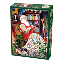 Santa's Quilt 1000 Piece Jigsaw Puzzle Cobble Hill (ONLINE ORDER ONLY)