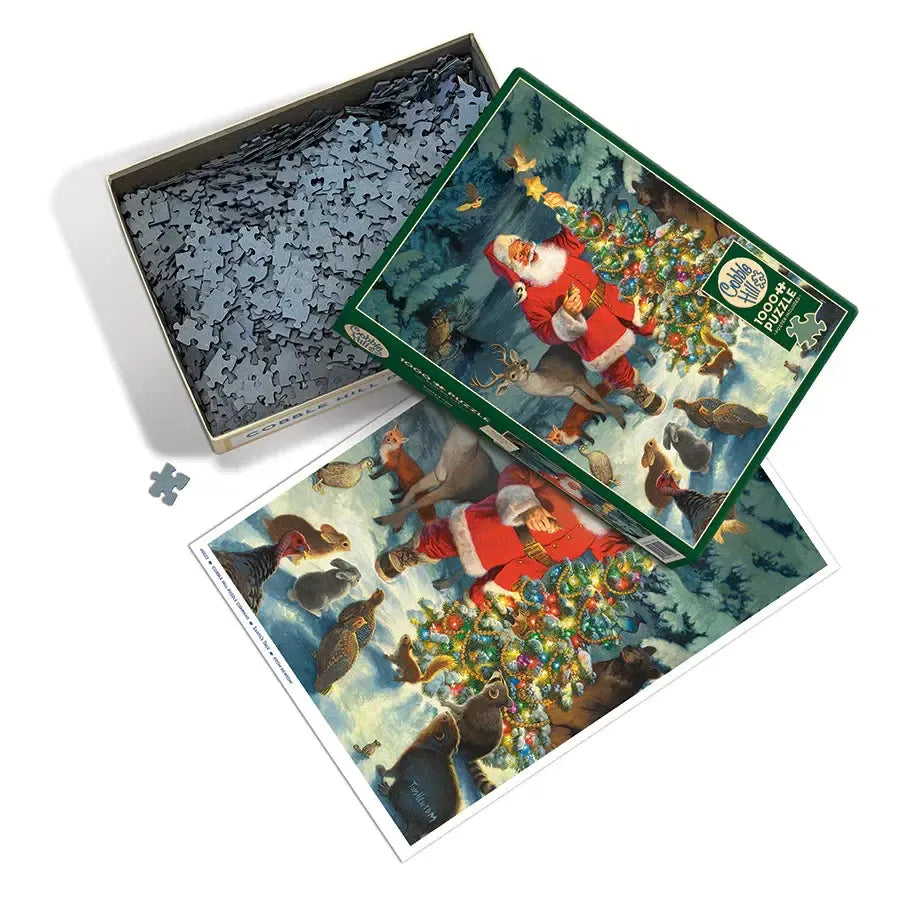 Santa's Tree 1000 Piece Jigsaw Puzzle Cobble Hill (ONLINE ORDER ONLY)
