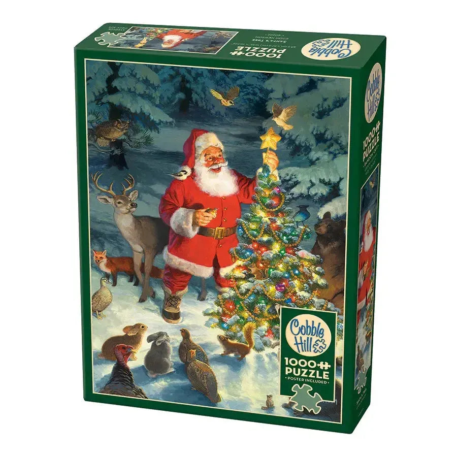 Santa's Tree 1000 Piece Jigsaw Puzzle Cobble Hill (ONLINE ORDER ONLY)