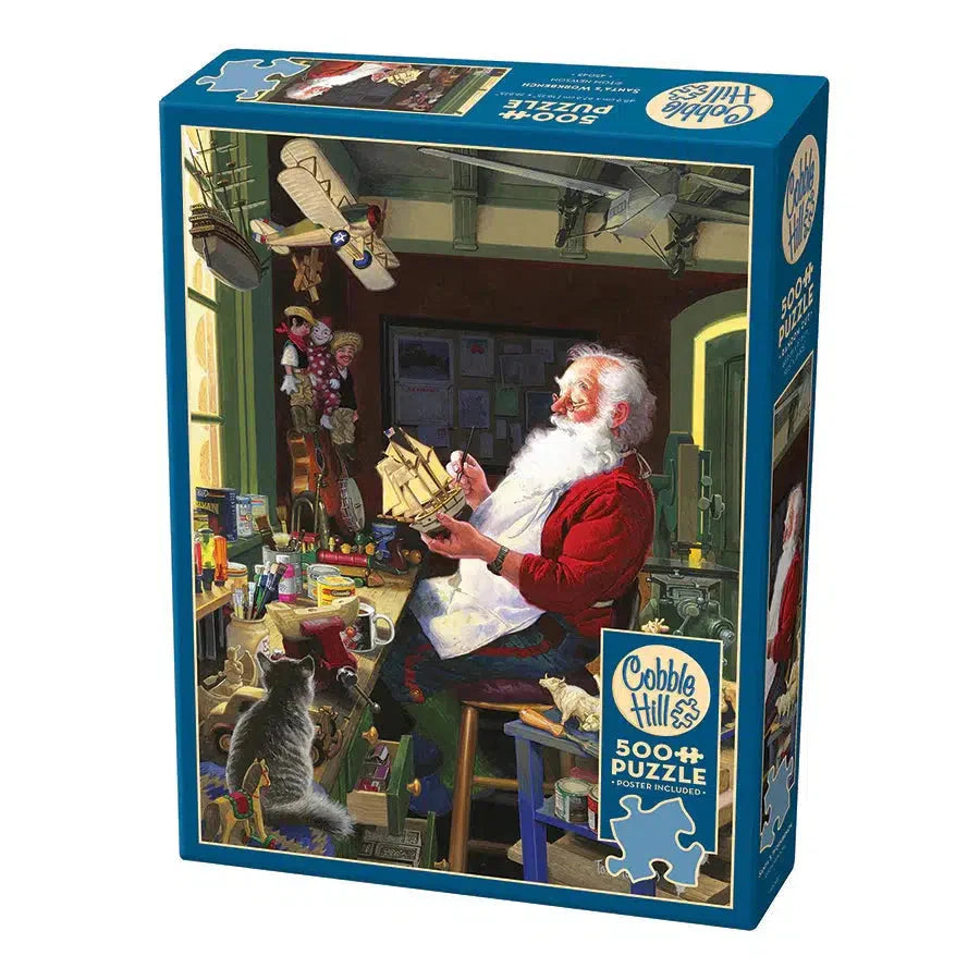 Santa's Workbench 500 Piece Jigsaw Puzzle Cobble Hill (ONLINE ORDER ONLY)