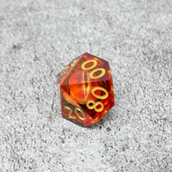 Sauron's Eye |  7 Piece Moving Eye DnD Dice Set | Acrylic RPG Gaming Dice (ONLINE ORDER ONLY)