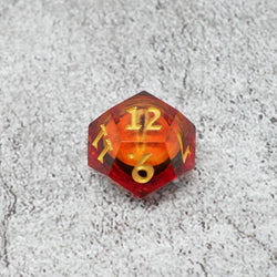 Sauron's Eye |  7 Piece Moving Eye DnD Dice Set | Acrylic RPG Gaming Dice (ONLINE ORDER ONLY)