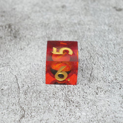 Sauron's Eye |  7 Piece Moving Eye DnD Dice Set | Acrylic RPG Gaming Dice (ONLINE ORDER ONLY)