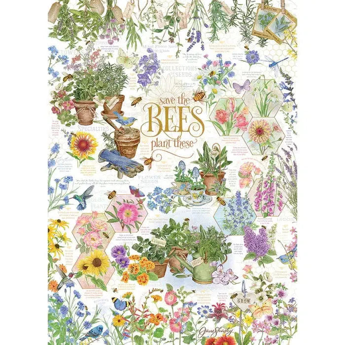 Save the Bees 1000 Piece Jigsaw Puzzle Cobble Hill (ONLINE ORDER ONLY)