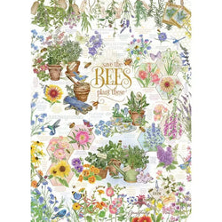 Save the Bees 1000 Piece Jigsaw Puzzle Cobble Hill (ONLINE ORDER ONLY)