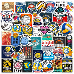 10/50PCS Volleyball Stickers Waterproof Decal Laptop Motorcycle Luggage Snowboard Fridge Car Pegatinas (Online Order Only)