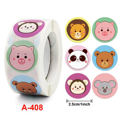 50-500pcs Cartoon Animal kids Sticker Cute Toy Game Sticker DIY Gift Sealing Label Student Decoration Stationery Notebook Supp (ONLINE ORDER ONLY)
